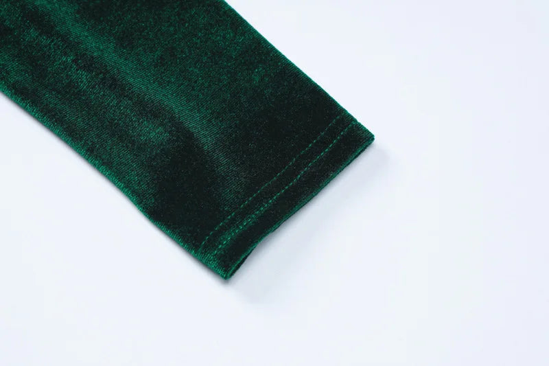 Velvet midi dress - Lorenza