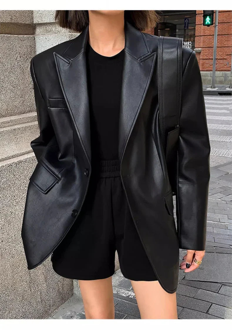 Tailored Leather Jacket - Rashal
