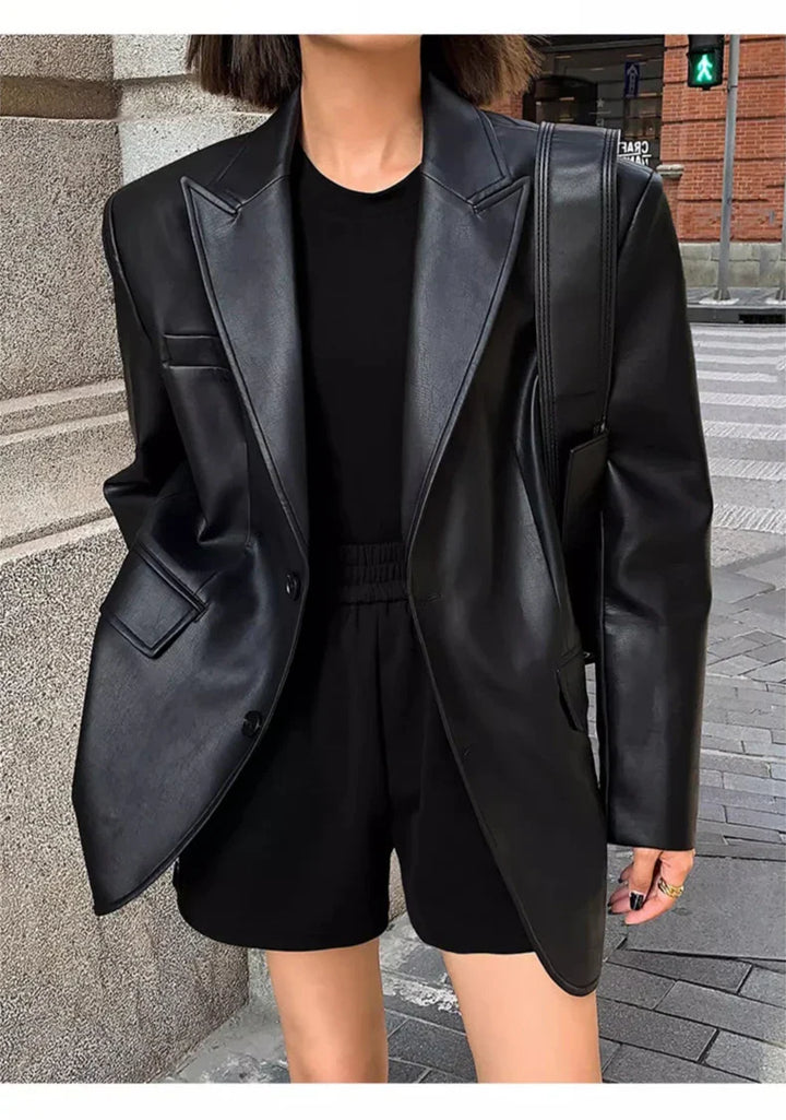Tailored Leather Jacket - Rashal