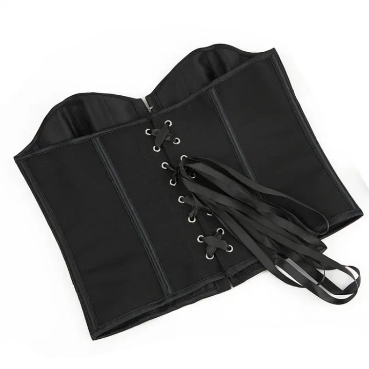 Strapless Corset with Pin Closure and Back Tie for Waist Shaping - Jayla