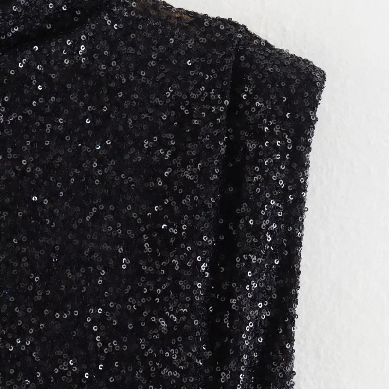 Mini Dress with Sparkling Sequins - Kaylee