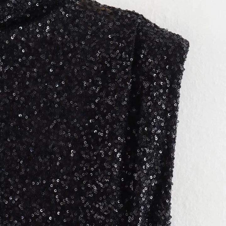 Mini Dress with Sparkling Sequins - Kaylee
