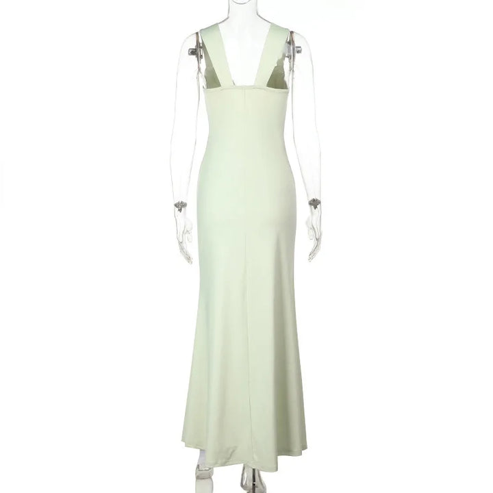 Elegant maxi dress with royal design - Diana