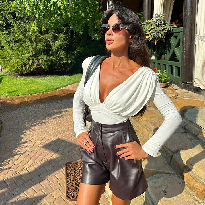Elegant Bodysuit Top - Ninet