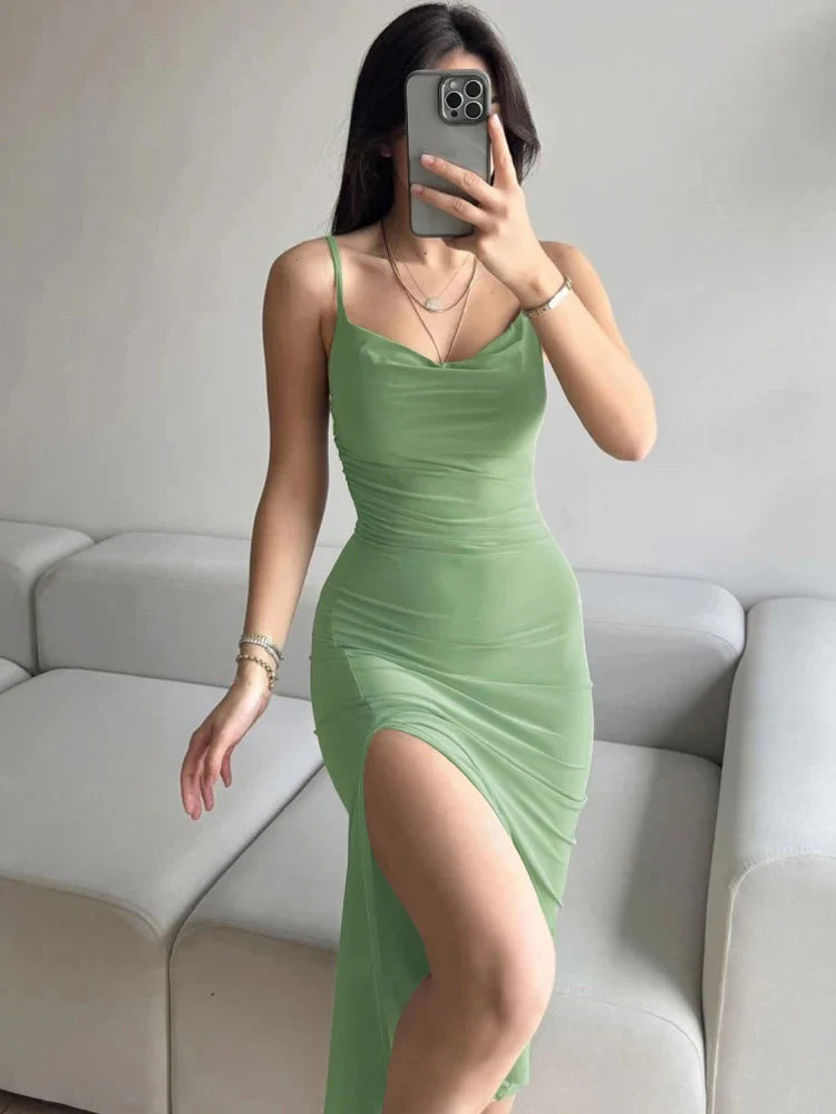 Open-back midi dress - Milana