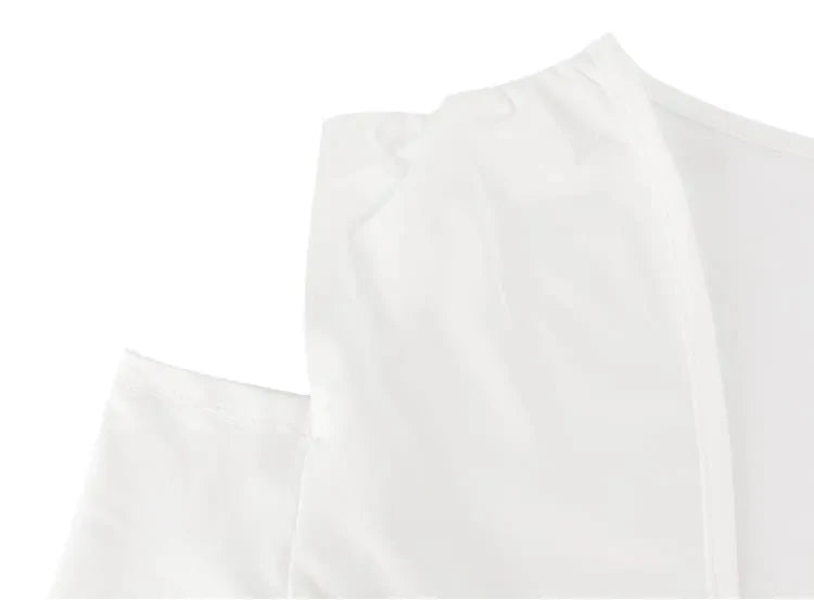 Maxi Dress with Ruching, V-Neckline, Slit, and Off-Shoulder Design - Sylvia