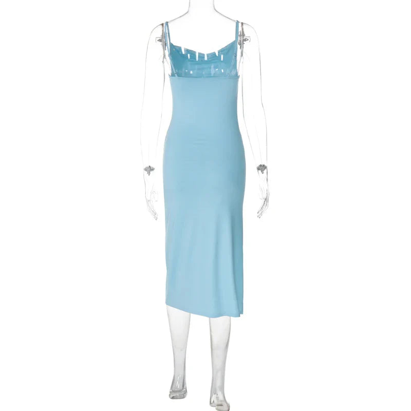 Open-back midi dress - Milana