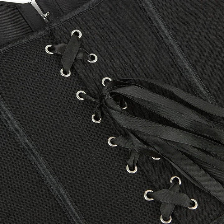 Strapless Corset with Pin Closure and Back Tie for Waist Shaping - Jayla