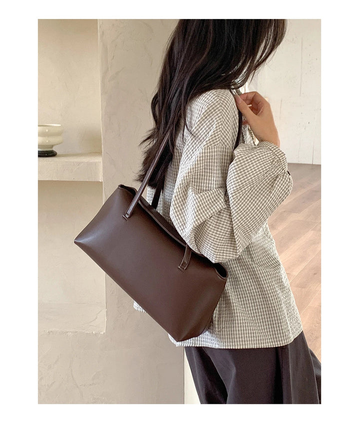 תיק דמוי עור בעיצוב מלבני