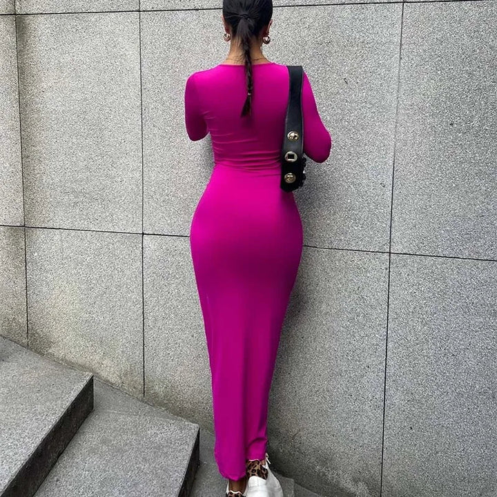 Fitted Shaping Maxi Dress - Matilda