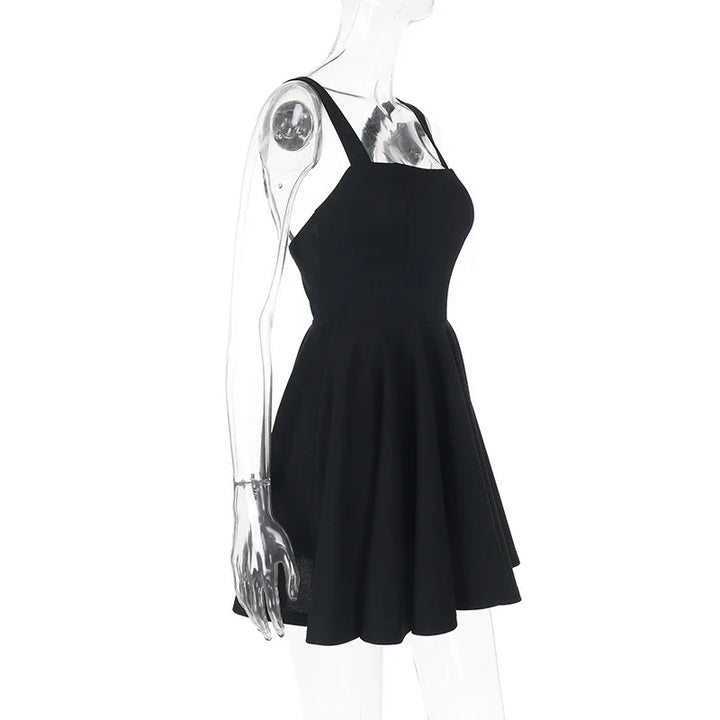 A-Line Mini Dress with Bow Detail - Emma
