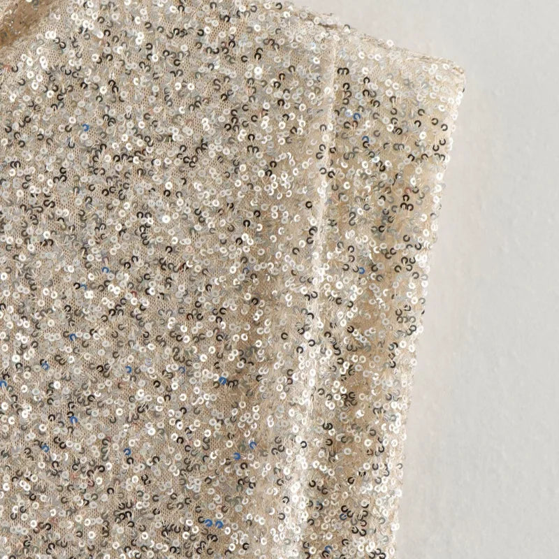 Mini Dress with Sparkling Sequins - Kaylee