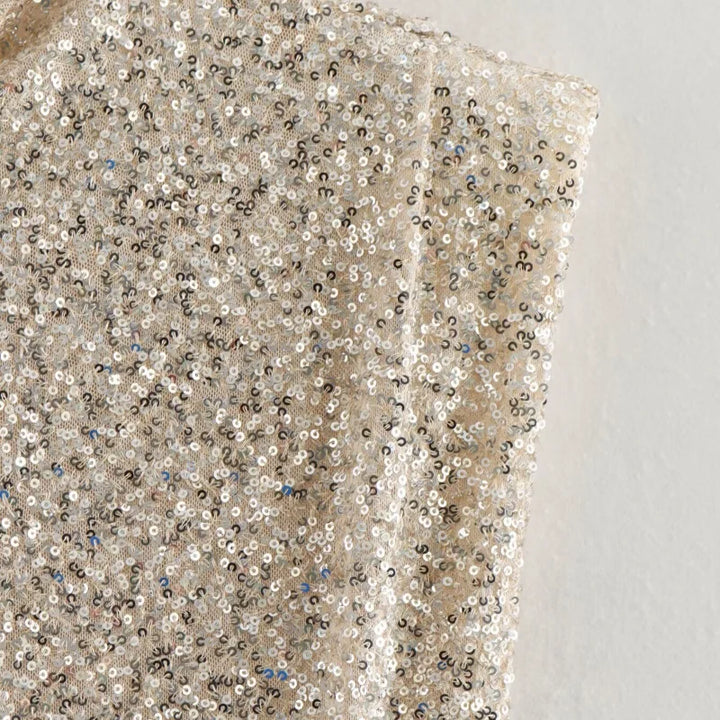Mini Dress with Sparkling Sequins - Kaylee