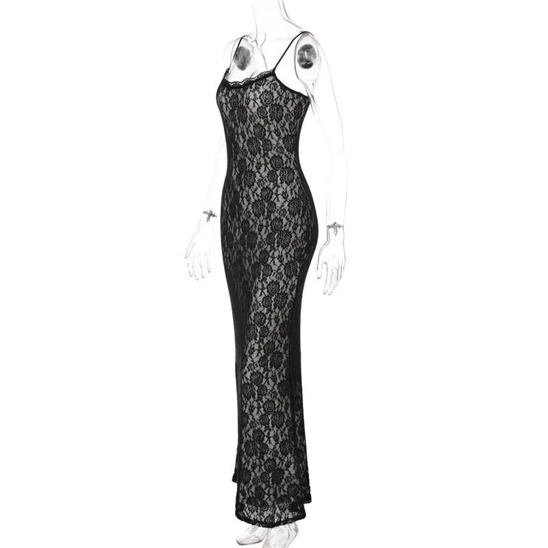 Lace Maxi Dress - Shi Lin