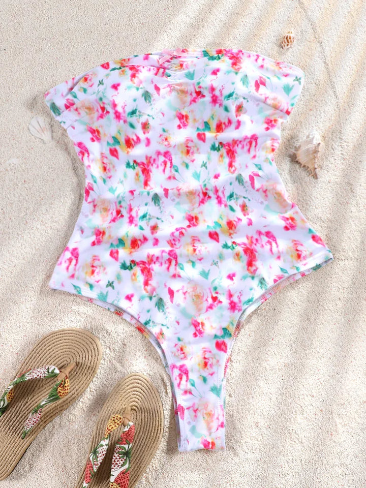 One-piece swimsuits in various summer colors - Rotem