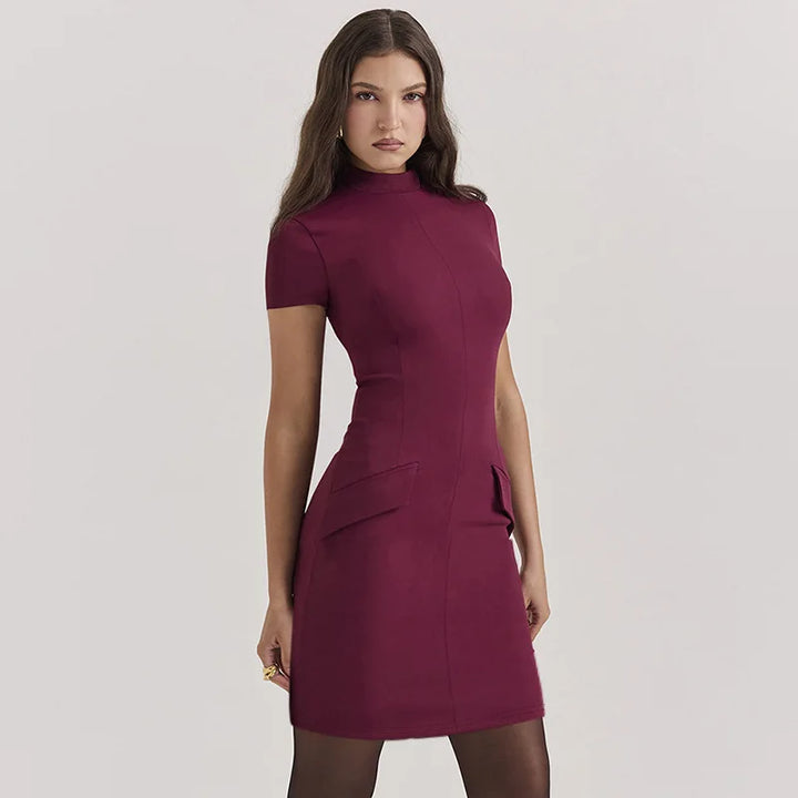 Tailored mini dress with pocket detail - Antonia