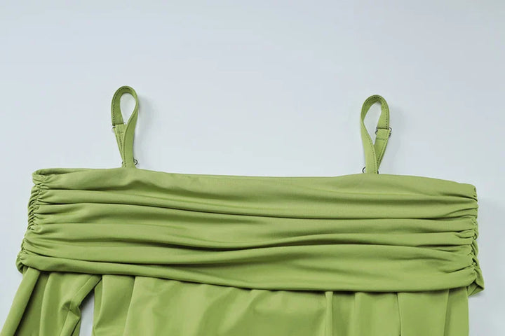 Maxi dress with off-shoulder and strap design - Gala