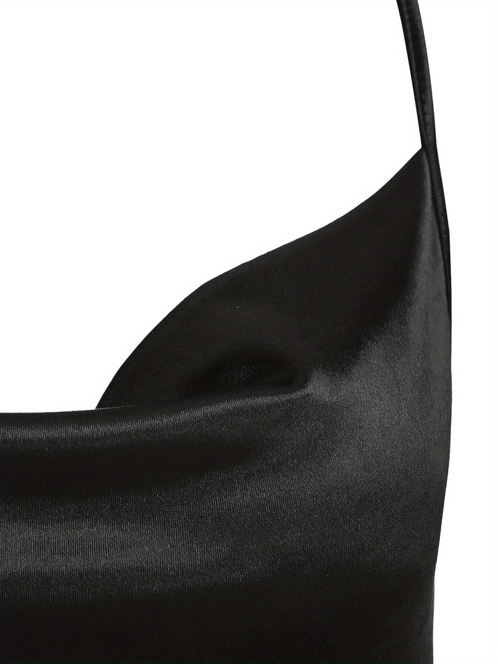 Satin Mini Dress - Bianca