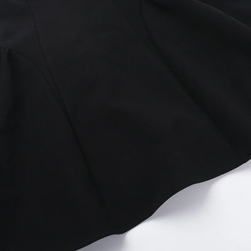 A-Line Mini Dress with Pearl Detail - Paris