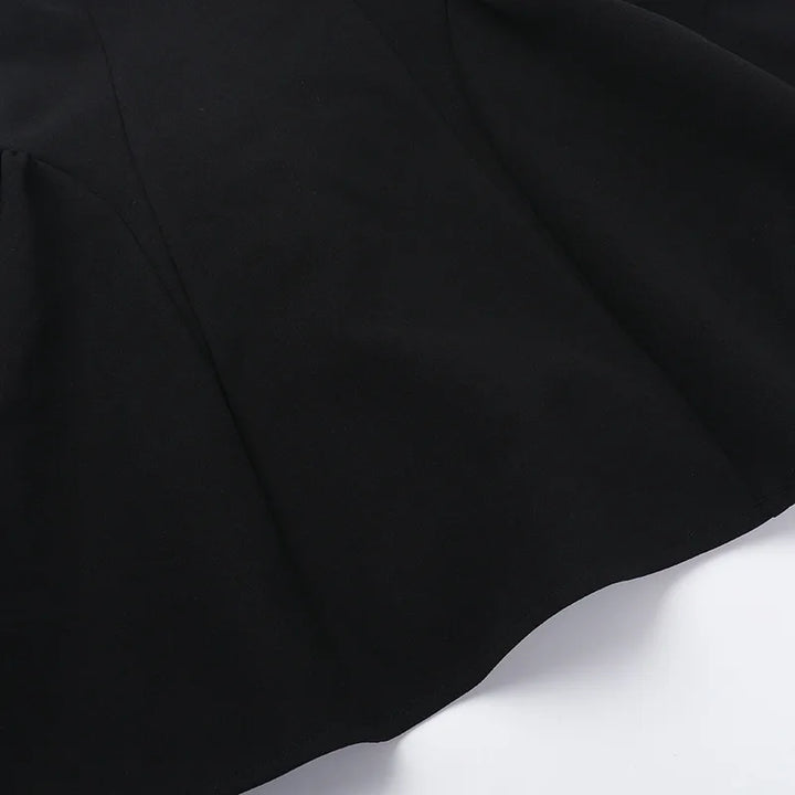 A-Line Mini Dress with Pearl Detail - Paris