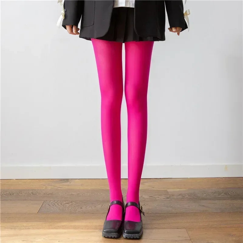 Opaque / sheer tights in a variety of colors