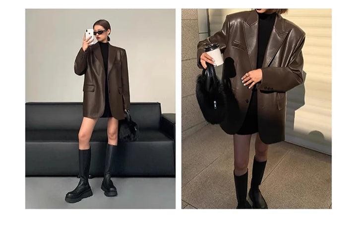 Tailored Leather Jacket - Rashal
