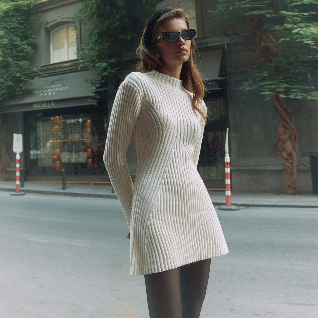 Knitted Mini Dress - Helena