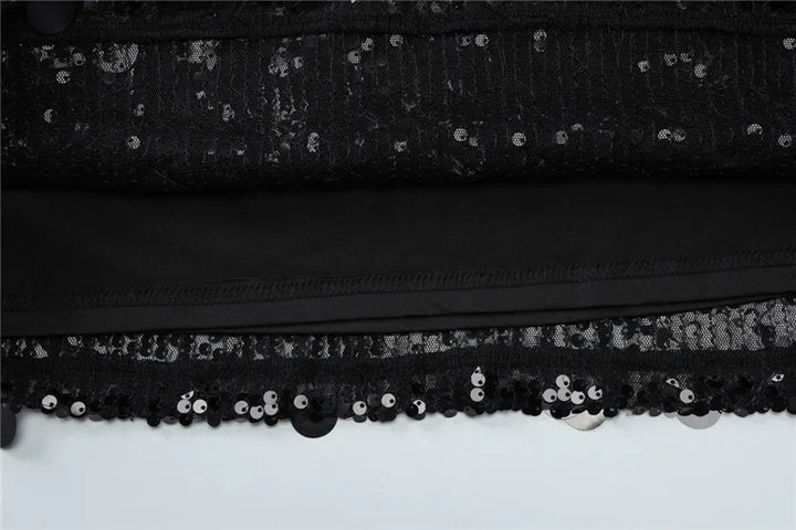 Strapless Sequin Mini Dress - Allison