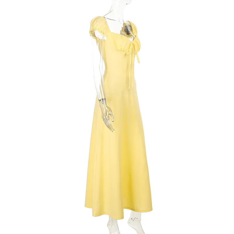 Maxi Dress with Rustic Design - Haile