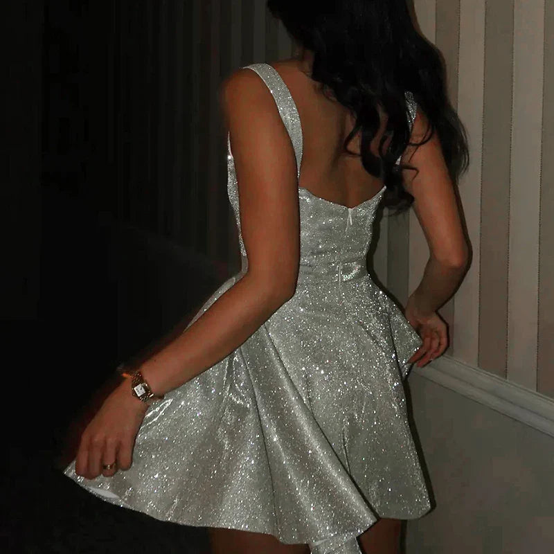 A-Line Mini Sequin Dress - Maisie