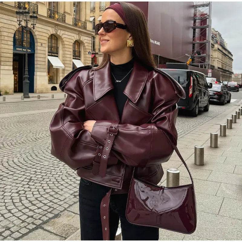 Short Leather Jacket - Morris