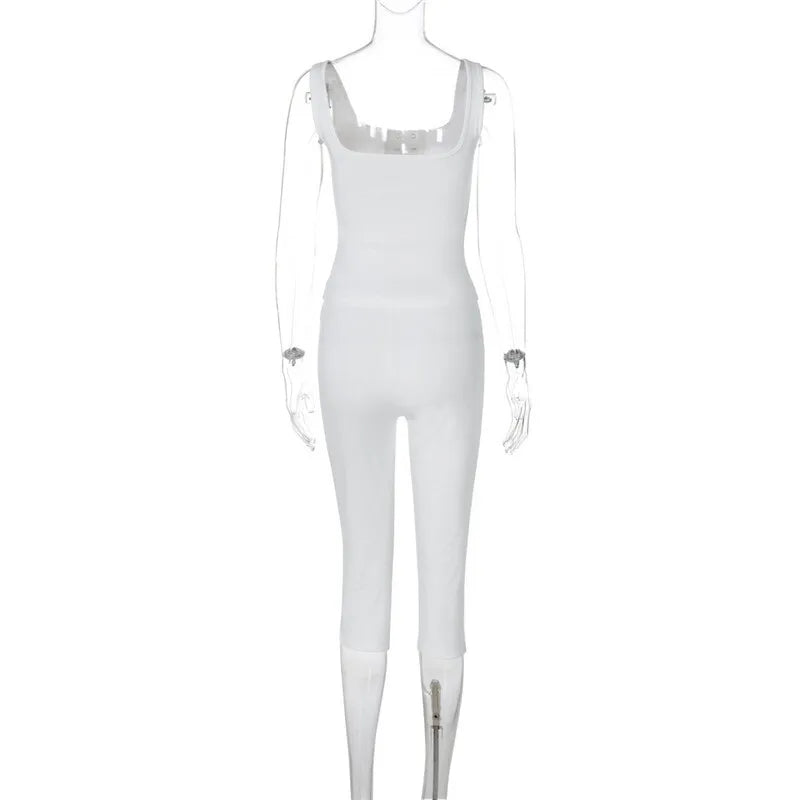 Two-piece set tie top and three-quarter leggings - Nadia