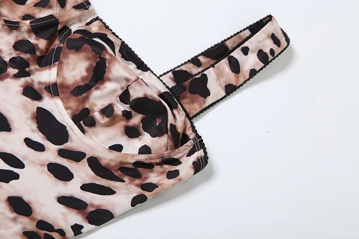Shaping Leopard Print Jumpsuit - Cameron