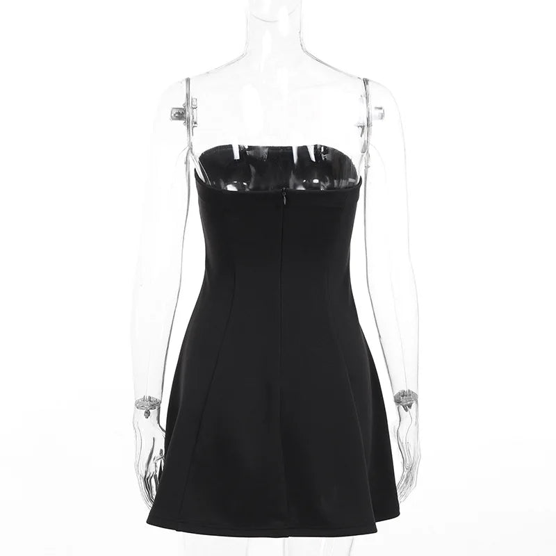 A-Line Strapless Mini Dress - Lola