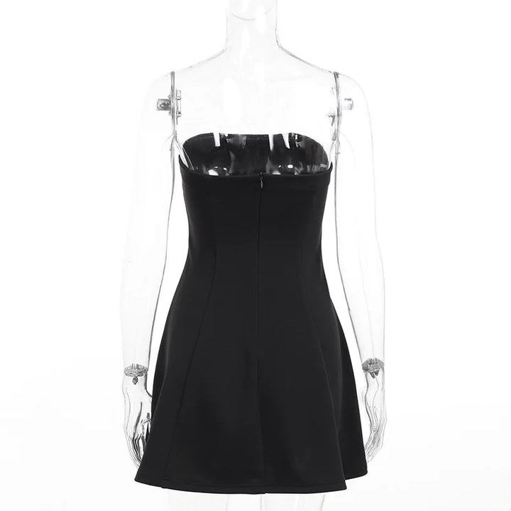 A-Line Strapless Mini Dress - Lola