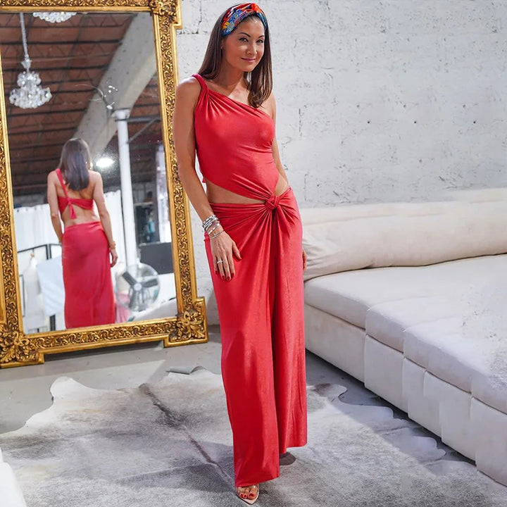 Maxi Dress with Slit - Kai