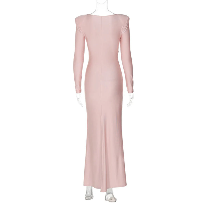 Maxi Dress with Pleated Detailing - Noelle