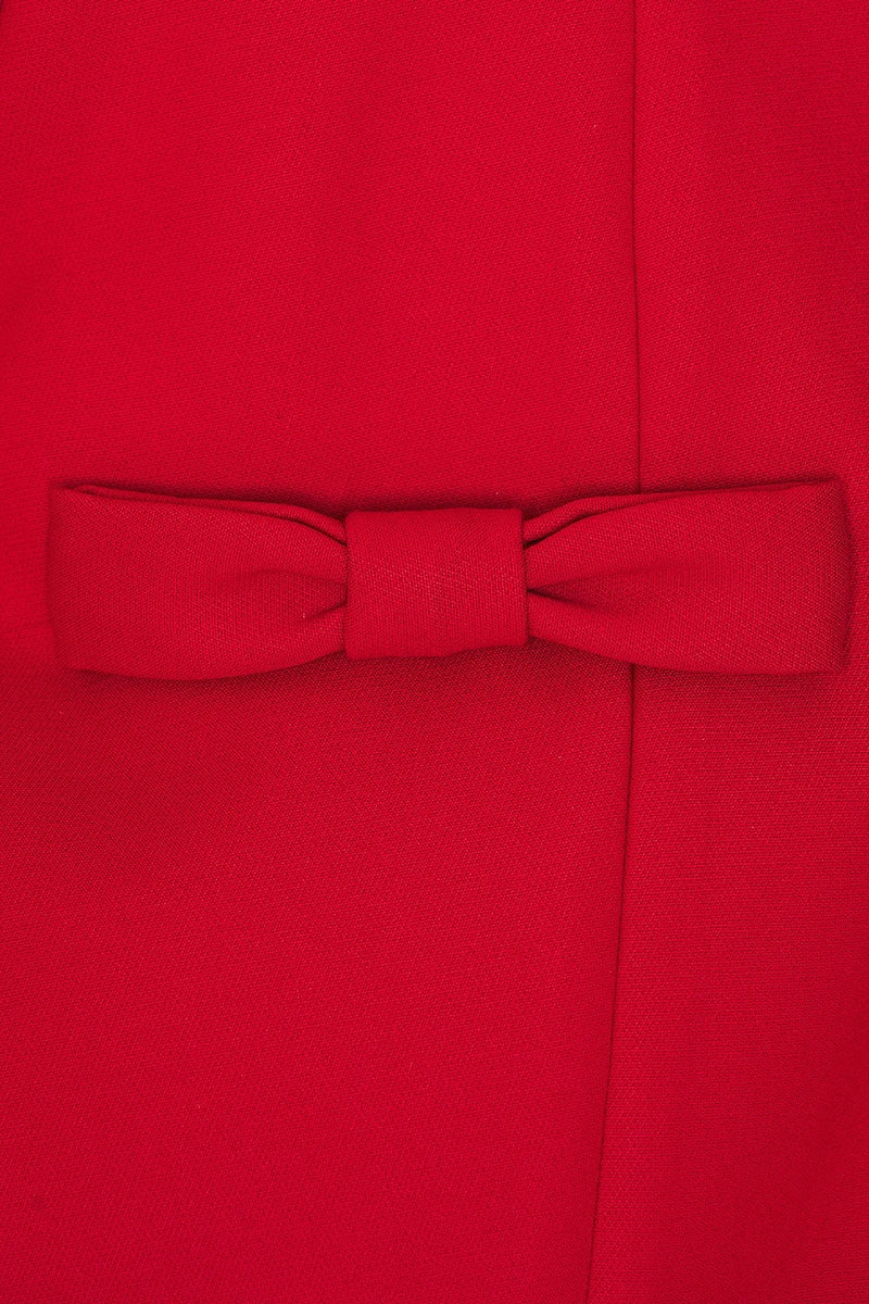 A-line mini dress with bow decoration - Alma