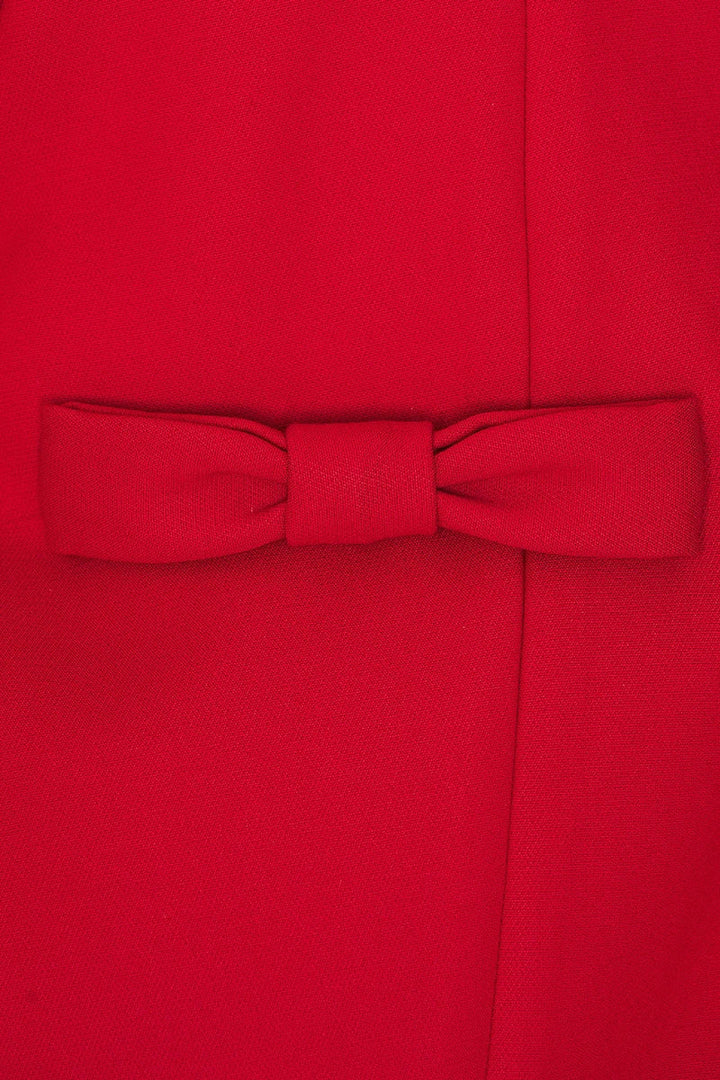 A-line mini dress with bow decoration - Alma