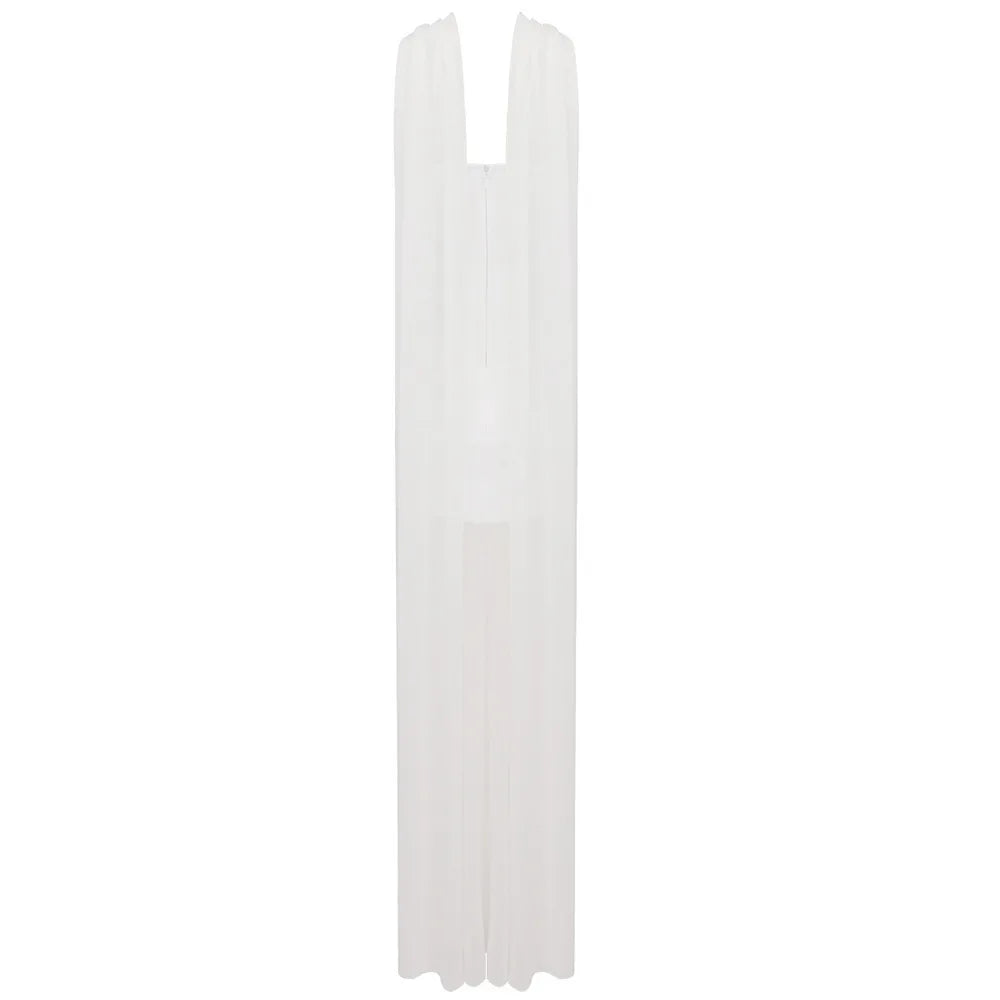 Strapless Chiffon Maxi Dress - Genesis