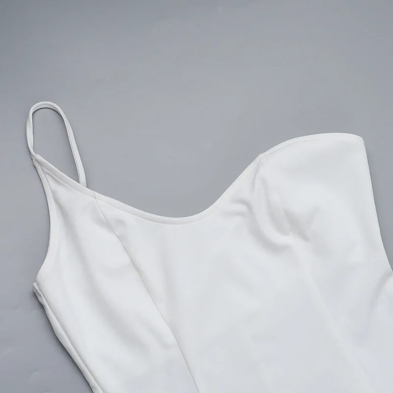 One-Shoulder Chiffon Maxi Dress - Melania