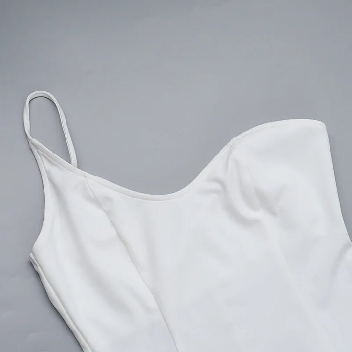 One-Shoulder Chiffon Maxi Dress - Melania