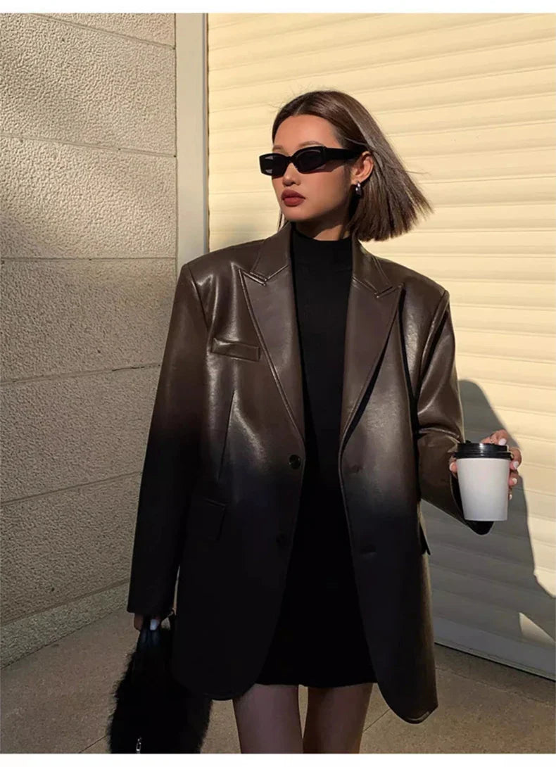 Tailored Leather Jacket - Rashal