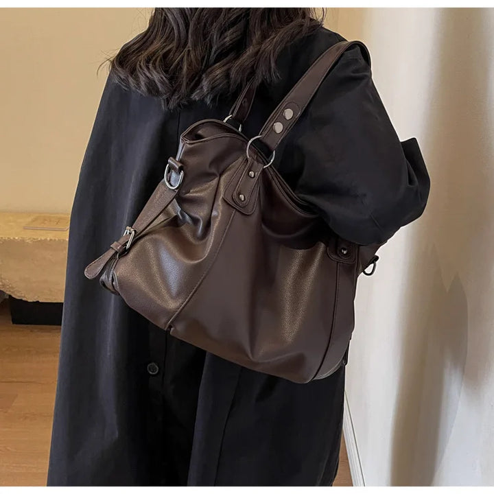 תיק דמוי עור בעיצוב רטרו