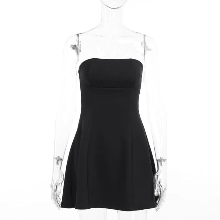 A-Line Strapless Mini Dress - Lola