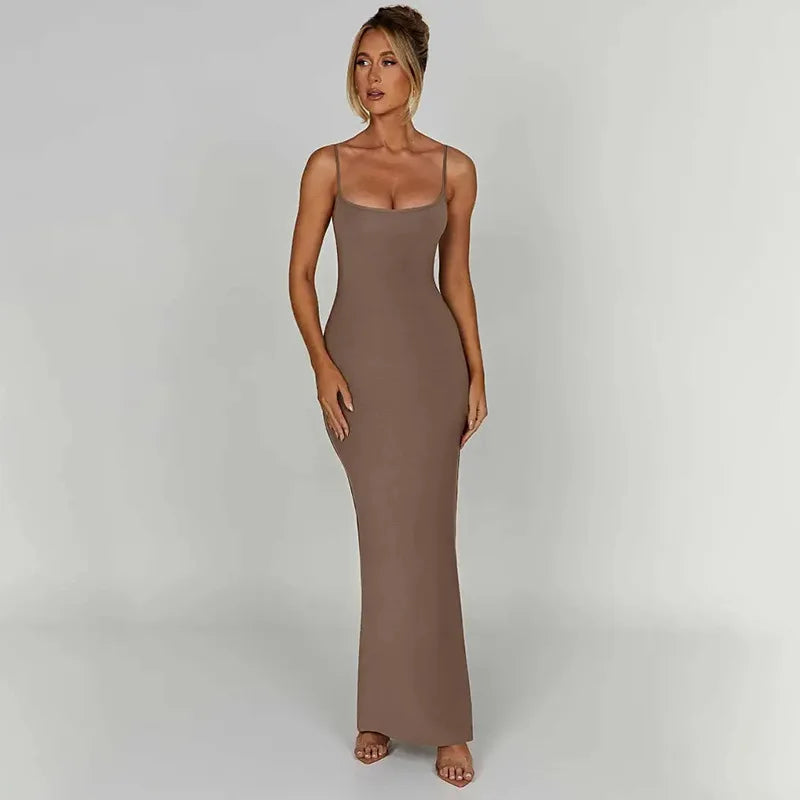 Fitted maxi dress - Anita