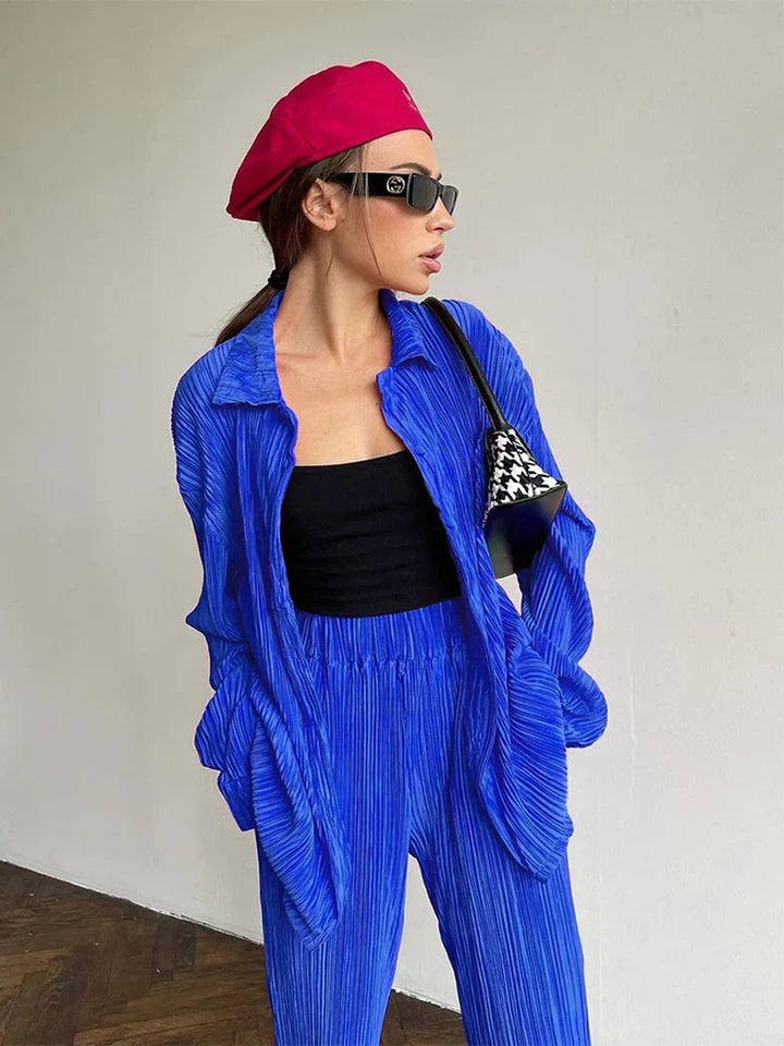 Crepe two-piece suit - Lena