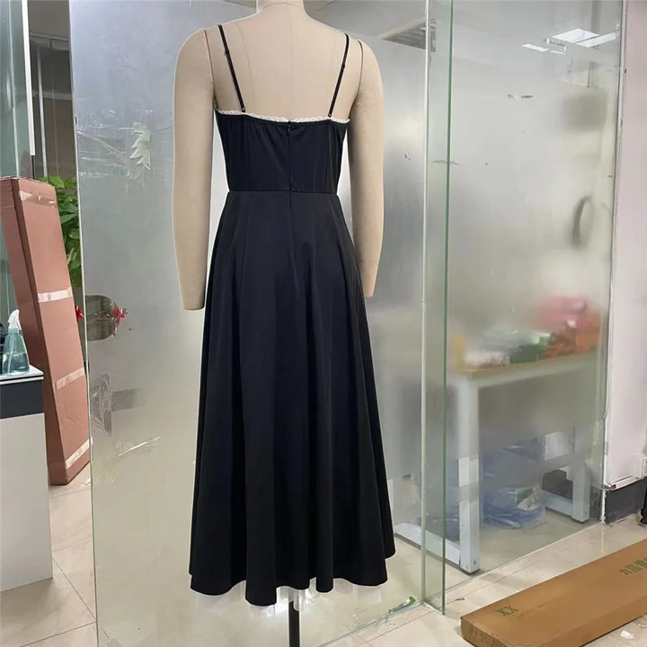 Midi Satin Dress - Adela
