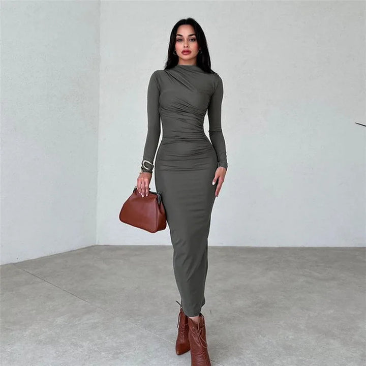 Fitted Shaping Maxi Dress - Noa