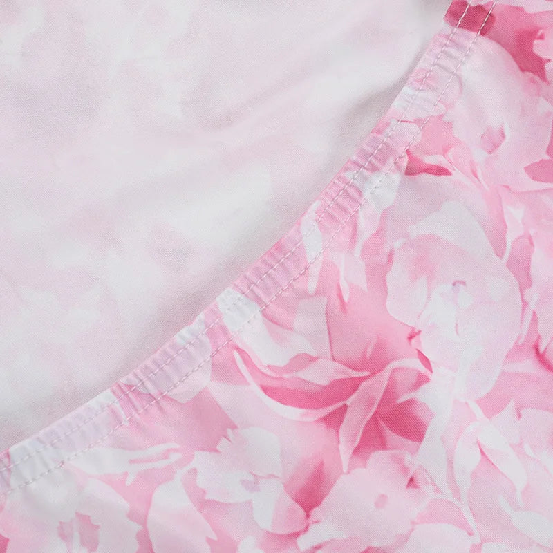 Floral strapless mini dress - Samari